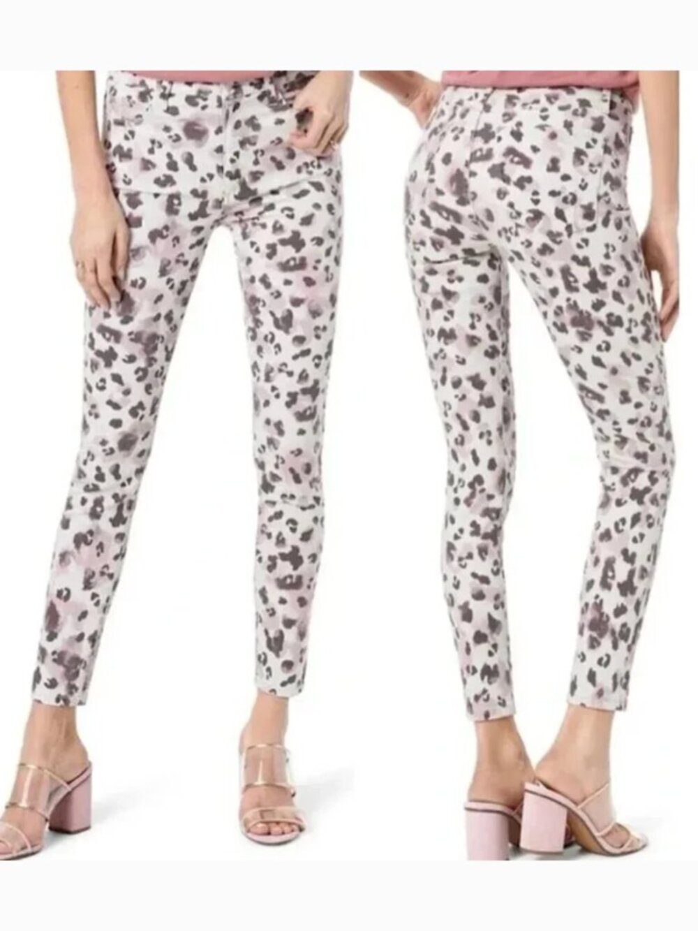 JOE'S JEANS JOES JEANS Charlie High Rise Skinny Ankle Leopard Animal Print Jeans